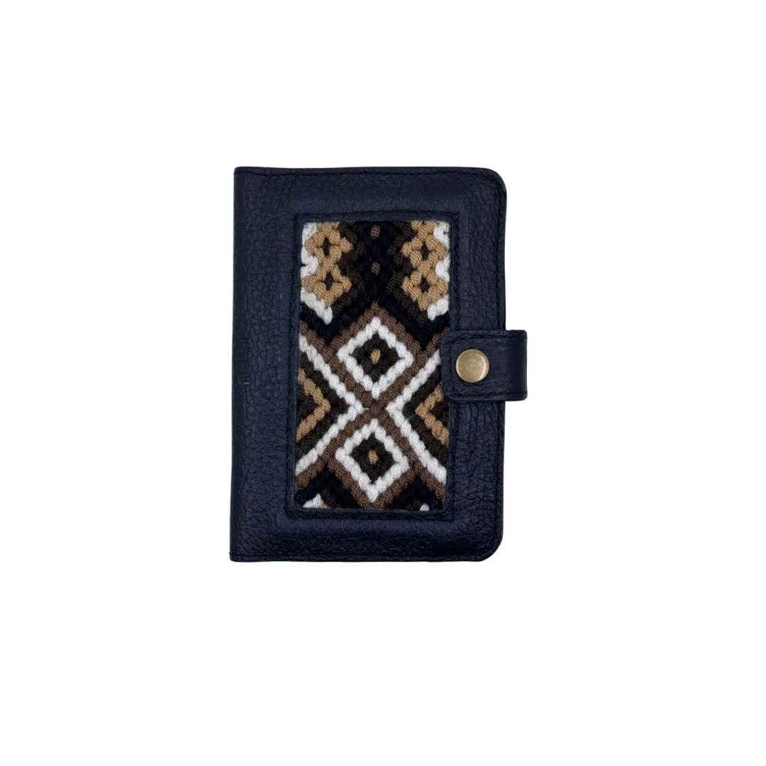 100% leather passport holder