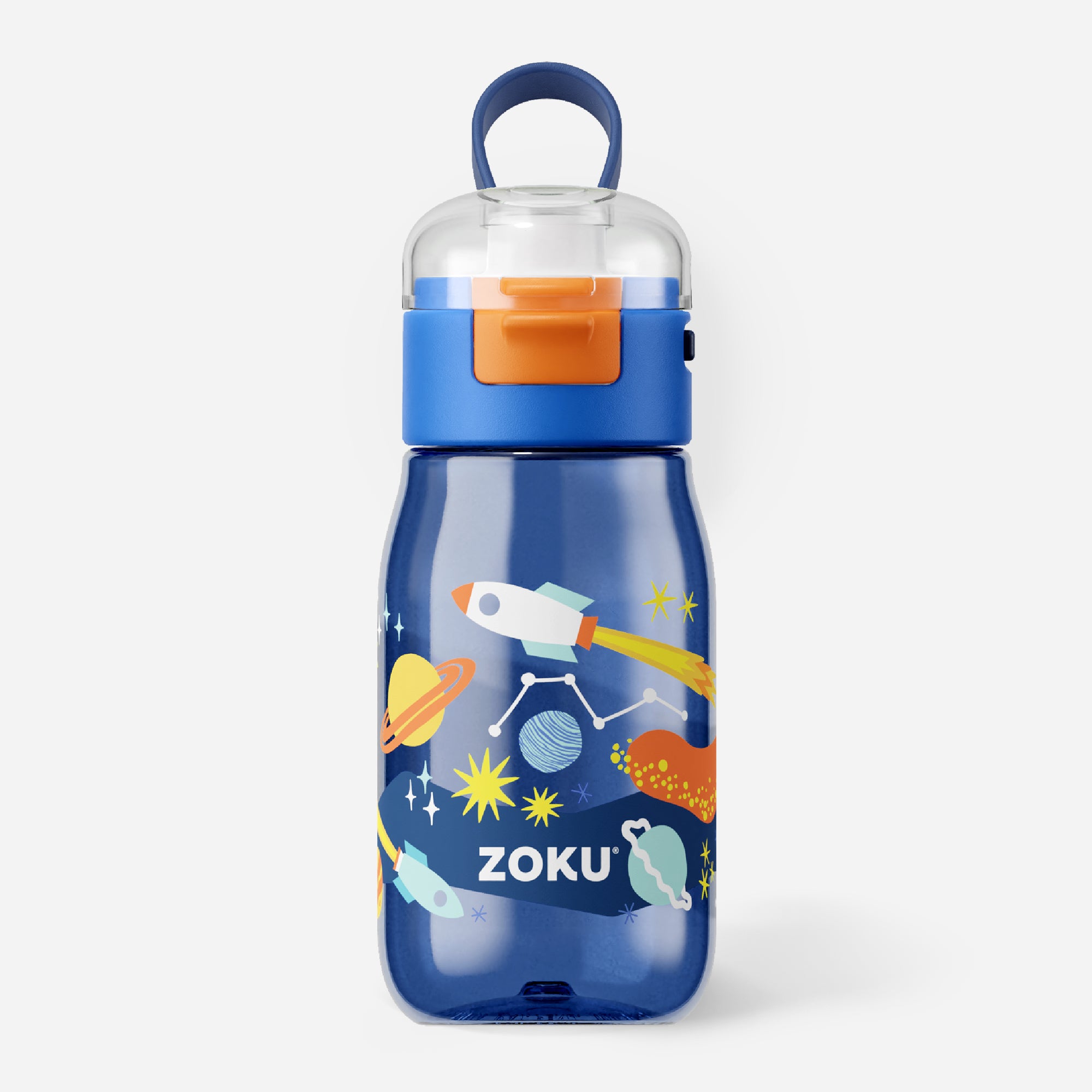 Zoku 16oz Kids Flip Gulp Bottle  Blue